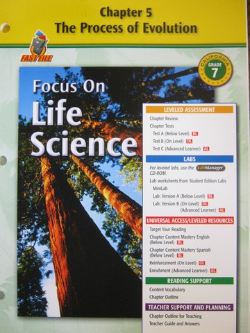 (image for) Focus on Life Science Chapter Resources 5 (CA)(P)