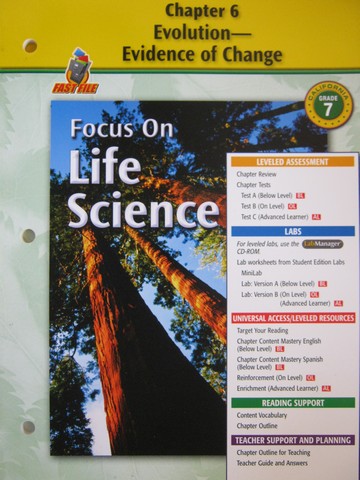 (image for) Focus on Life Science Chapter Resources 6 (CA)(P)