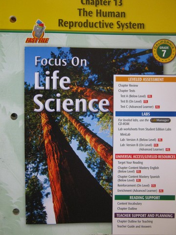 (image for) Focus on Life Science Chapter Resources 13 (CA)(P)