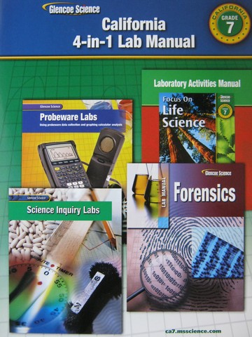 (image for) California Grade 7 4-in-1 Lab Manual (CA)(P)