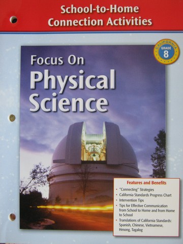 (image for) Focus on Physical Science School-to-Home Connection (CA)(P)