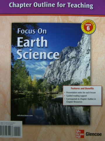 (image for) Focus on Earth Science Chapter Outline for Teaching (CA)(Spiral)