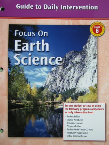 (image for) Foucs on Earth Science Guide to Daily Intervention (CA)(P)