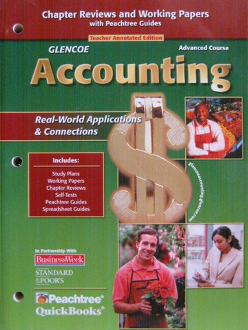 (image for) Glencoe Accounting Advanced Course Chapter Reviews TAE (TE)(P)