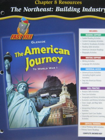 (image for) American Journey to World War 1 Chapter 8 Resources (P)