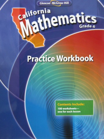 (image for) California Mathematics 6 Practice Workbook (CA)(P)