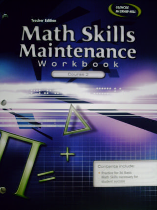 (image for) Math Skills Maintenance Workbook Course 2 TE (TE)(P)
