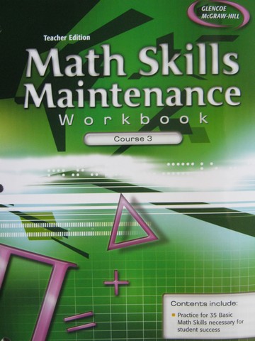 (image for) Math Skills Maintenance Workbook Course 3 TE (TE)(P)