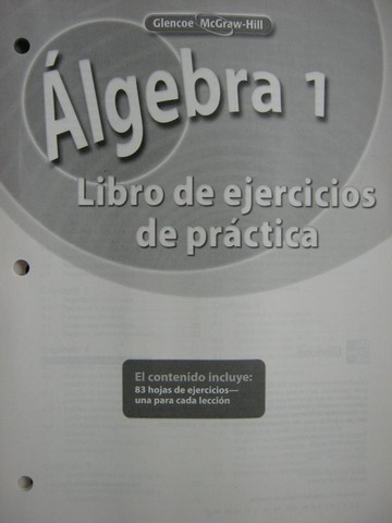 (image for) Glencoe Algebra 1 Libro de ejercicios de practica (P)