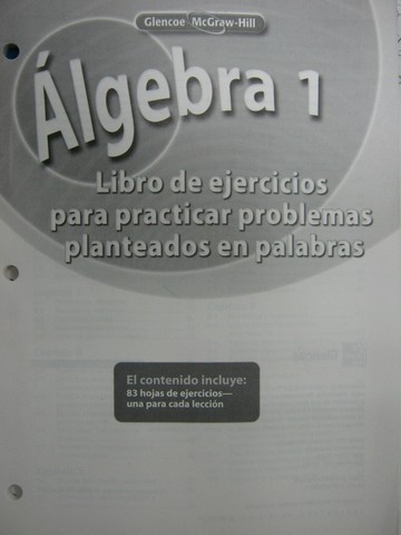(image for) Glencoe Algebra 1 Libro de Ejercicios Para practicar problem (P)