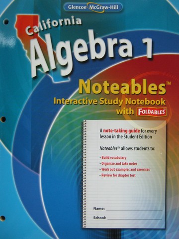 (image for) California Algebra 1 Noteables (CA)(P)