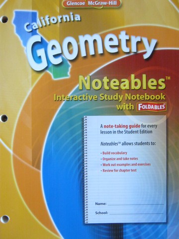 (image for) Glencoe California Geometry Noteables (CA)(P)