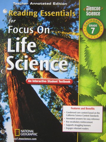 (image for) Focus on Life Science Reading Essentials TAE (CA)(TE)(P)