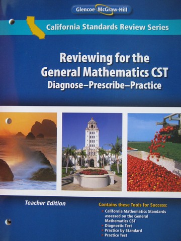 (image for) Reviewing for the General Mathematics CST TE (CA)(TE)(P)