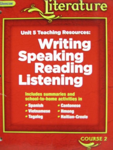 (image for) Glencoe Literature Course 2 Unit 5 Teaching Resources (TE)(P)
