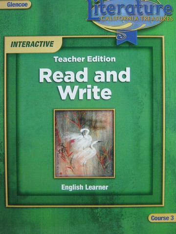 (image for) California Treasures Course 3 EL Read & Write TE (CA)(TE)(P)