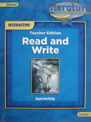 (image for) California Treasures Course 1 Approaching Read & Write (TE)(P)