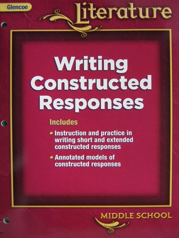 (image for) Literature Middle School Writing Constructed Responses (P)