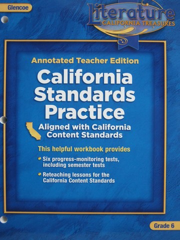 (image for) California Treasures 6 Standards Practice ATE (CA)(TE)(P)