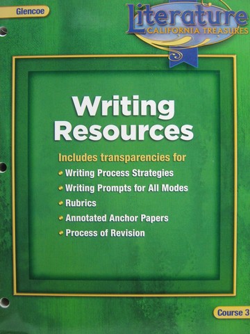 (image for) California Treasures Course 3 Writing Resources (CA)(P)