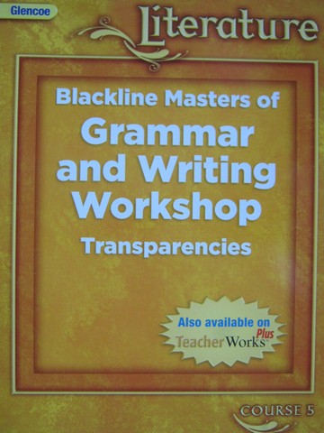 (image for) Glencoe Literature Course 5 Grammar & Writing Workshop BLM (P)