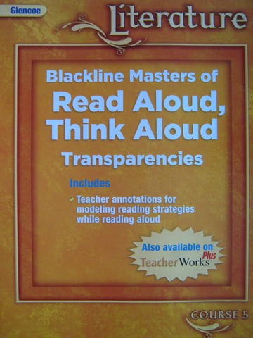 (image for) Glencoe Literature Course 5 Read Aloud Think Aloud BLM (P)