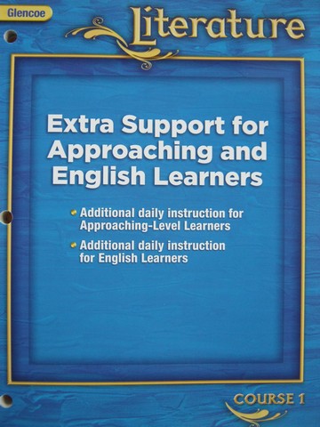 (image for) Glencoe Literature 1 Extra Support for Approaching & EL (P)