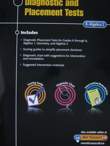 (image for) Diagnostic & Placement Tests K-Algebra 2 (P)