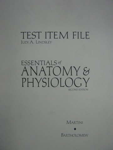 (image for) Essentials of Anatomy & Physiology 2e Test Item File (P)