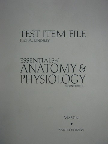(image for) Essentials of Anatomy & Physiology 2e Test Item File (P)