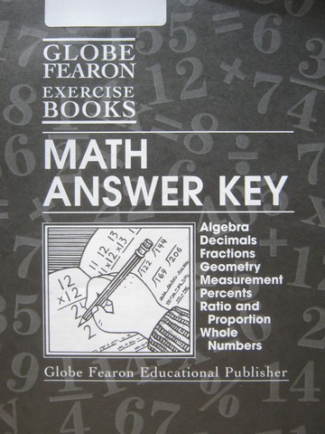 (image for) Globe Fearon Exercise Books Math Answer Key (P) - Click Image to Close