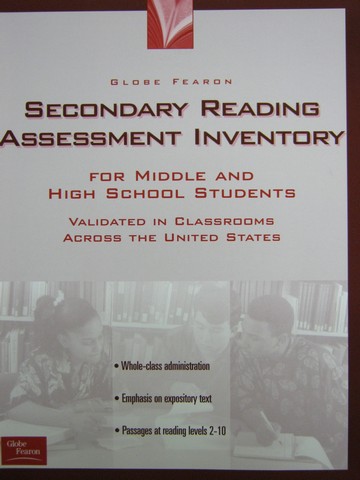 (image for) Secondary Reading Assessment Inventory (P) by Cook & Babigian
