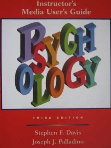 (image for) Psychology 3rd Edition Instructor's Media User's Guide (TE)(P)