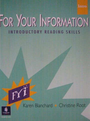 (image for) For Your Information Intro Introductory Reading Skills (P)