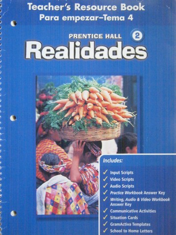(image for) Realidades 2 TRB para Empezar-Tema 4 (TE)(Spiral)