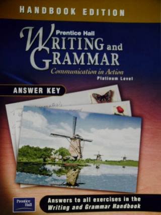 (image for) Writing & Grammar Platinum Level Handbook Answer Key (P)