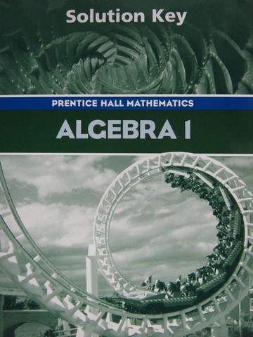 (image for) Algebra 1 Solution Key (P)