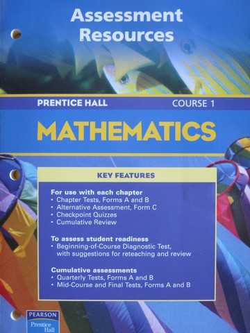 (image for) Mathematics Course 1 Assessment Resources (P)