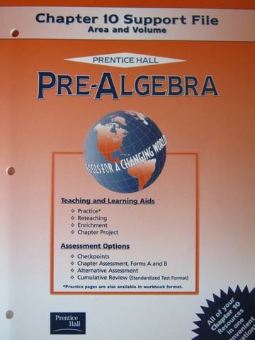 (image for) Pre-Algebra Tools for a Changing World Chapter 10 Support (P)