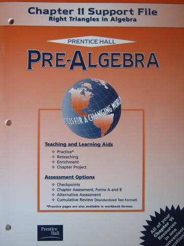 (image for) Pre-Algebra Tools for a Changing World Chapter 11 Support (P)