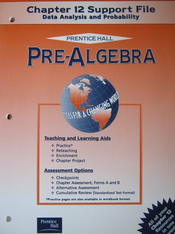 (image for) Pre-Algebra Tools for a Changing World Chapter 12 Support (P)
