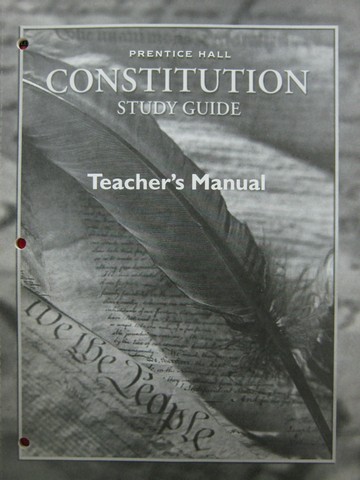 (image for) Constitution Study Guide Teacher's Manual (TE)(P)