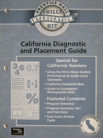 (image for) Skills Intervention Kit California Diagnostic & Placement (CA)(P