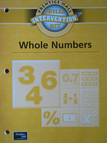 (image for) Skills Intervention Kit Whole Numbers (P) by Randall I Charles
