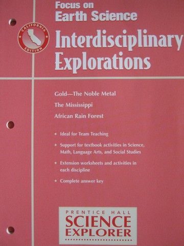 (image for) Focus on Earth Science Interdisciplinary Explorations (CA)(P)