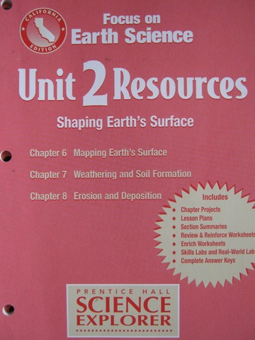 (image for) Focus on Earth Science Unit 2 Resources (CA)(P)