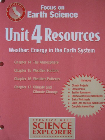 (image for) Focus on Earth Science Unit 4 Resources (CA)(P)