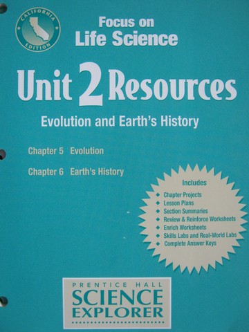 (image for) Focus on Life Science Unit 2 Resources (CA)(P)