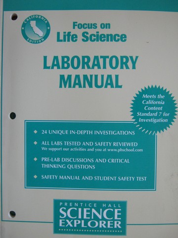 (image for) Focus on Life Science Laboratory Manual (CA)(P)