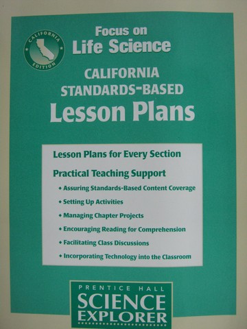 (image for) Focus on Life Science Standards-Based Lesson Plans (CA)(P)